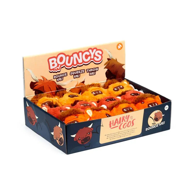 Hairy Coos Highland Coo High Bounce Plush Bouncy Ball - Cloud Nine Stores Cloud Nine Stores