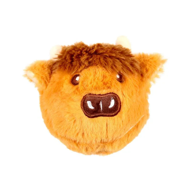 Hairy Coos Highland Coo High Bounce Plush Bouncy Ball - Cloud Nine Stores