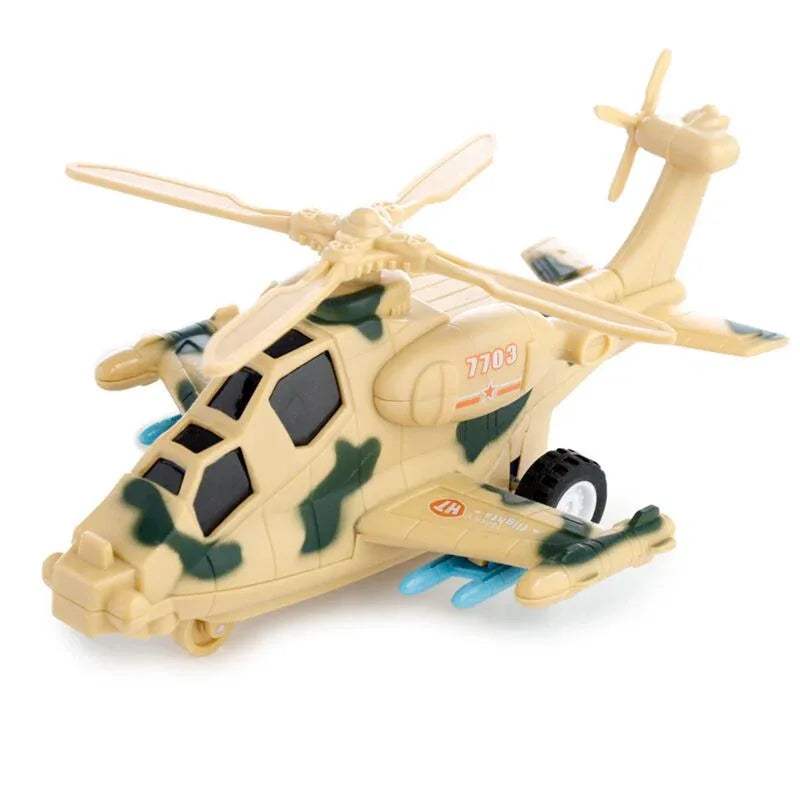 Helicopter Friction Light Up & Sound Push/Pull Action Toy - Cloud Nine Stores Cloud Nine Stores