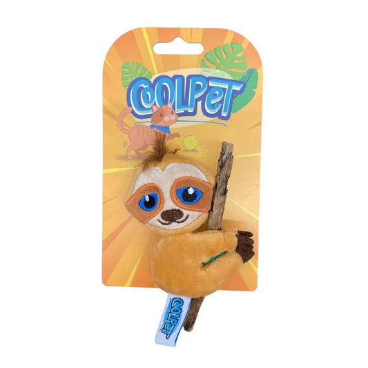 Coolpet Sydney the Sloth with Silvervine Stick Cat Toy - Cloud Nine Stores