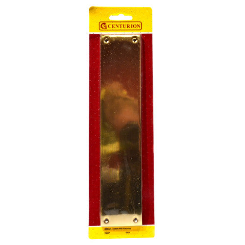 Centurion® Solid Brass Finger Plate, 280mm x 70mm Cloud Nine Stores