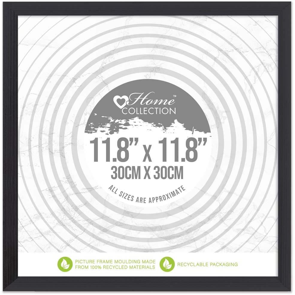 Black Picture Frame 11.8x11.8" Cloud Nine Stores