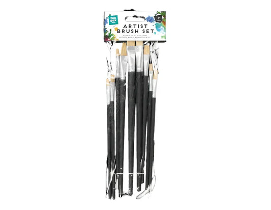 Artist Brushes 9pk - Cloud Nine Stores