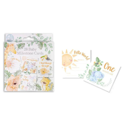 As I Grow 28 Baby Milestone Cards - Cloud Nine Stores