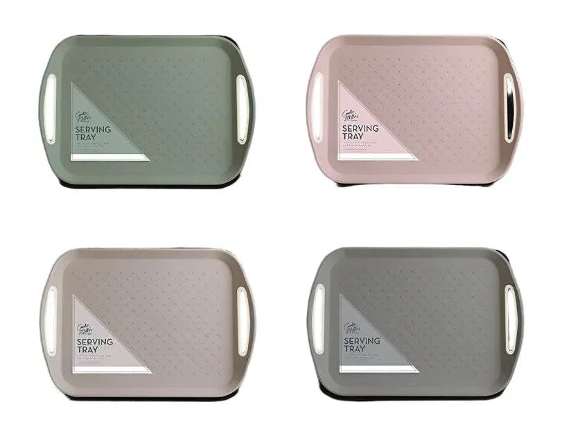 Natural Large Anti Slip Serving Tray - Cloud Nine Stores