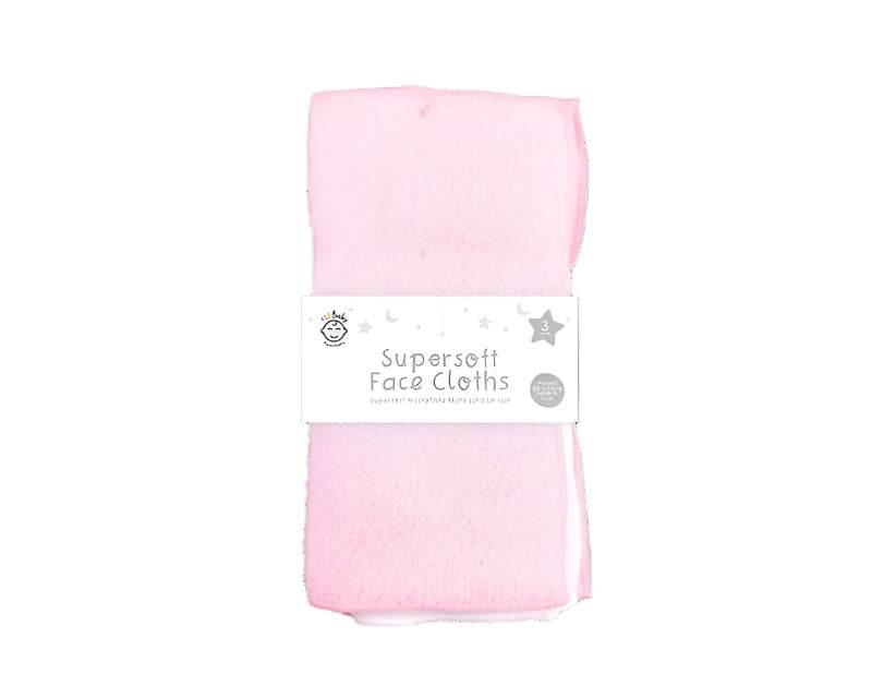 Baby Face Cloths - 3 Pack - Cloud Nine Stores