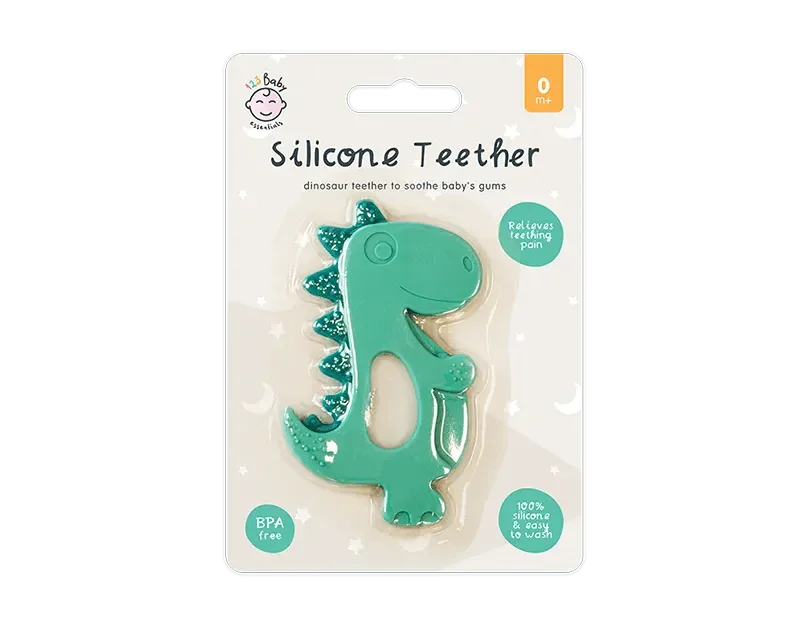 Dinosaur Silicone Teether - Cloud Nine Stores