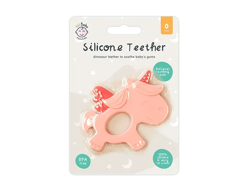 Unicorn Silicone Teether - Cloud Nine Stores