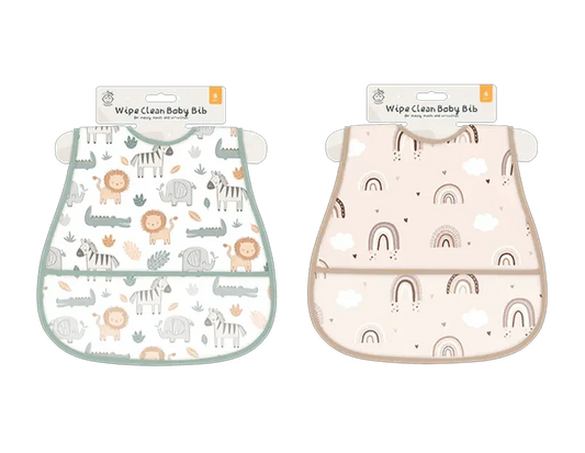 Wipe Clean Baby Bib - Cloud Nine Stores