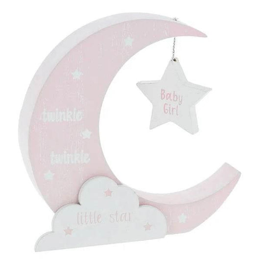 Pink Moonlight Hanging Baby Girl Décor - Cloud Nine Stores
