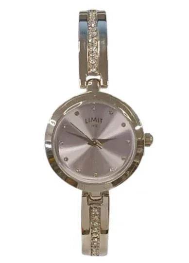 Limit Ladies Bling Fashion Pink Dial with Silver Plated Bracelet Watch - Cloud Nine Stores