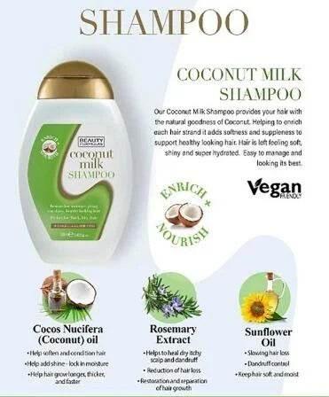 Beauty Formulas Coconut Milk Shampoo - Cloud Nine Stores