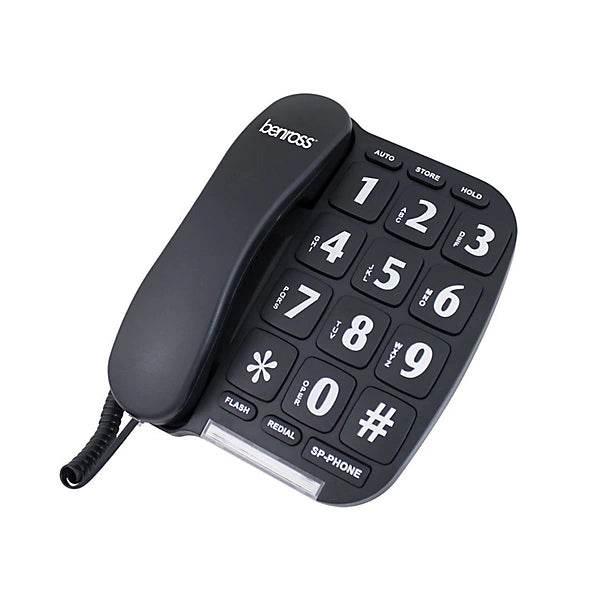 Benross Big Button Landline Telephone - Black - Cloud Nine Stores