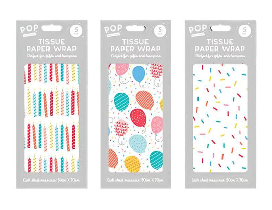 Birthday Tissue Wrap - Cloud Nine Stores