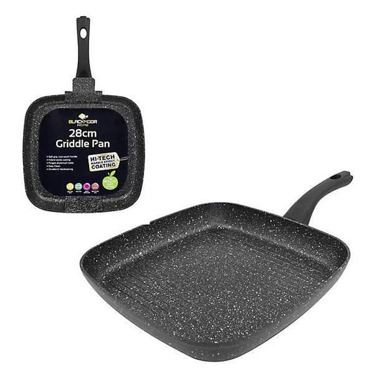 Blackmoor 28cm Black Non-Stick Griddle Pan - Cloud Nine Stores