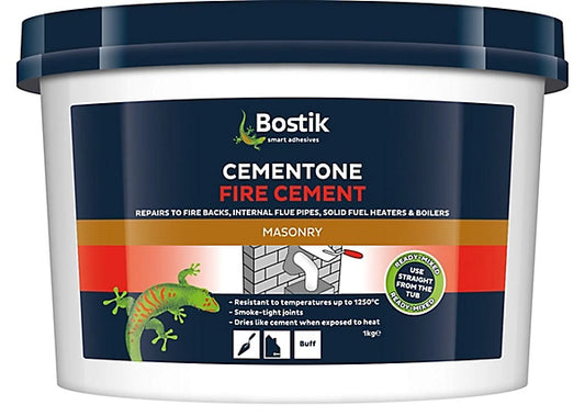 Bostik Cementone Buff Fire cement, 1kg Tub - Cloud Nine Stores