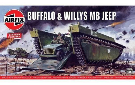 Airfix Buffalo & Willys MB Jeep A02302V - Cloud Nine Stores