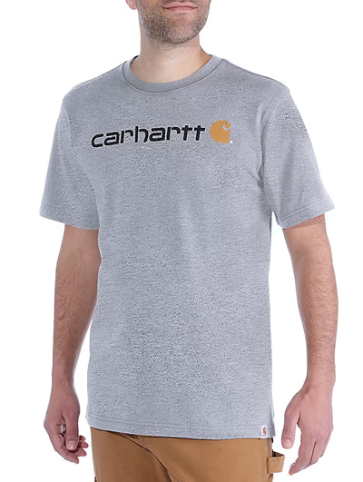 Carhartt Short sleeved Logo T-shirt Grey
