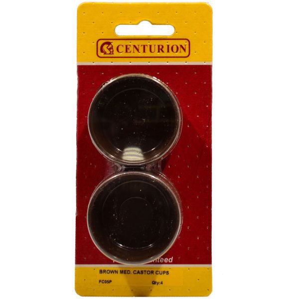 CENTURION FC05P BROWN CASTOR CUPS 45mm Cloud Nine Stores