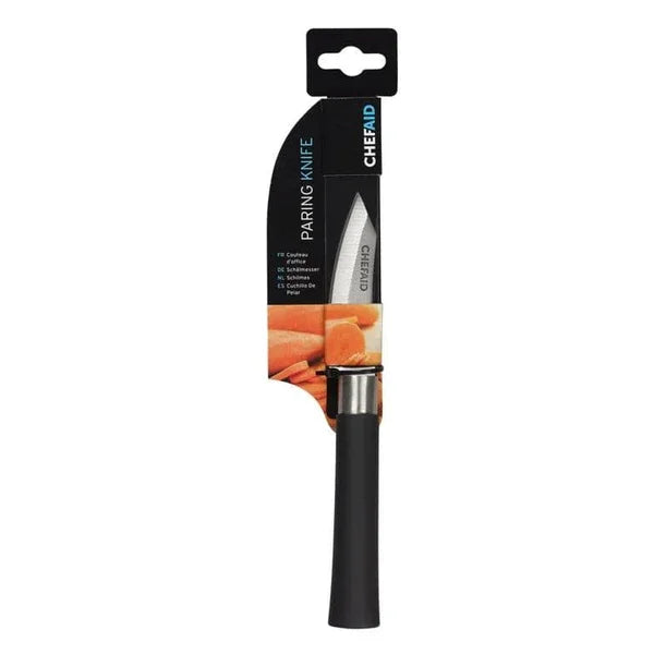 CHEF AID PARING KNIFE SOFT GRIP HANDLE - Cloud Nine Stores