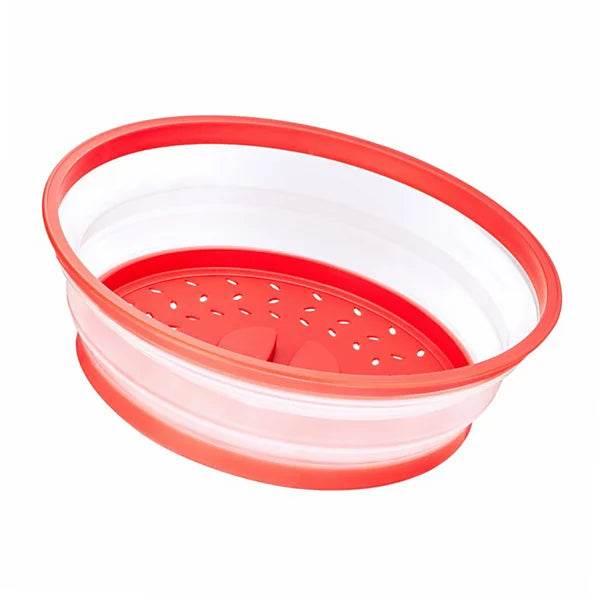 Collapsible Colander Microwave Plate Cover Splatter Guard Kitchen Strainer Sieve - Cloud Nine Stores