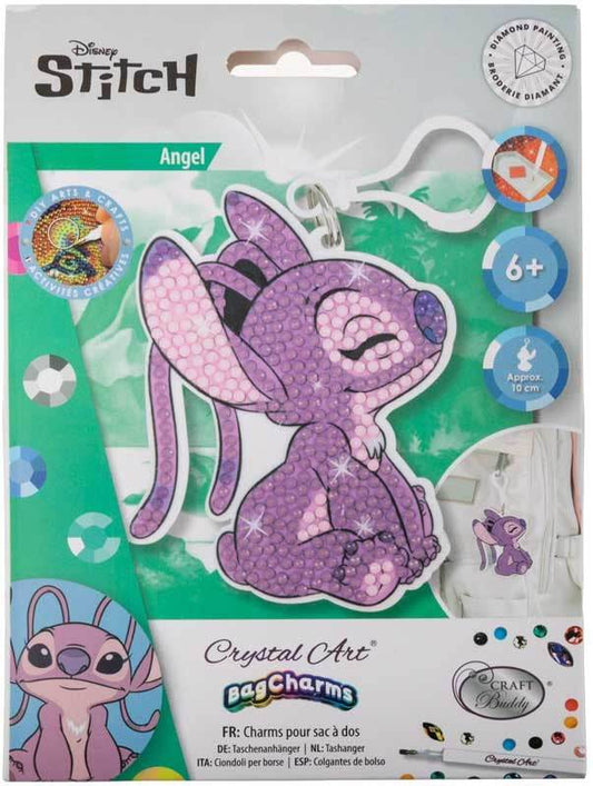 CRAFT BUDDY - ANGEL CRYSTAL ART BAG CHARM - Cloud Nine Stores