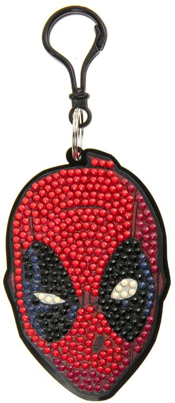 CRAFT BUDDY - DEADPOOL CRYSTAL ART BAG CHARM