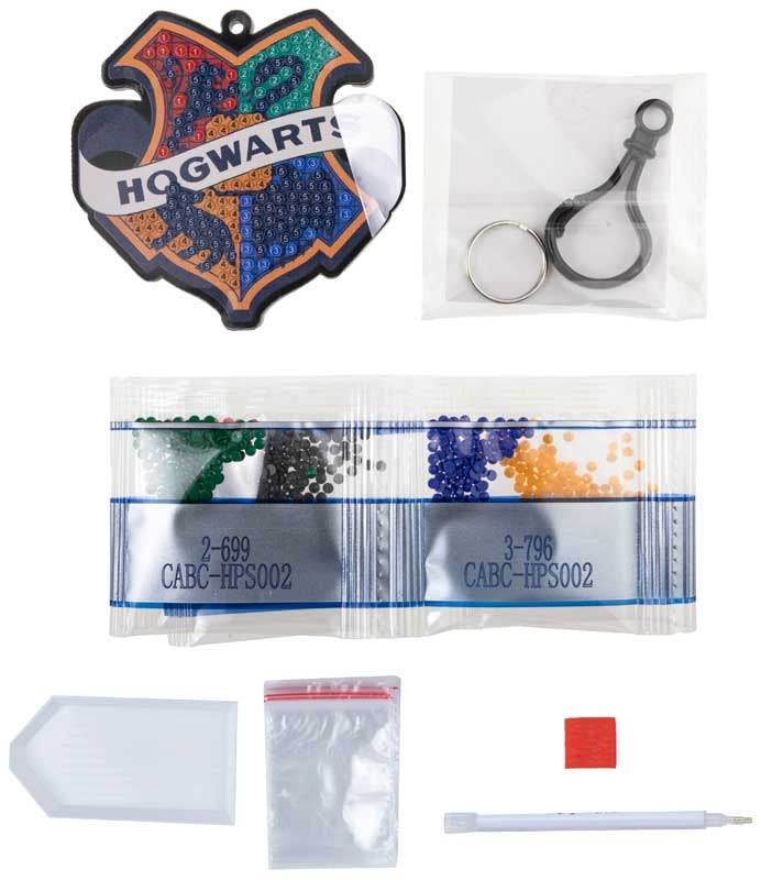 CRAFT BUDDY - HOGWARTS BADGE CRYSTAL ART BAG CHARM - Cloud Nine Stores