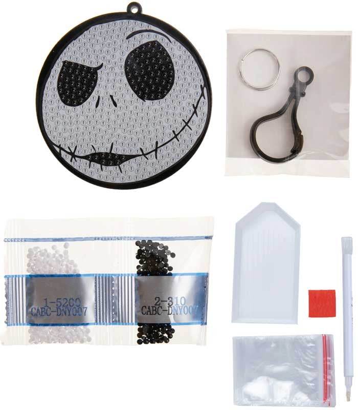 CRAFT BUDDY - JACK SKELLINGTON CRYSTAL ART BAG CHARM - Cloud Nine Stores