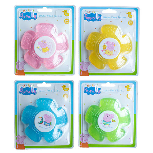 PEPPA PIG GROW WITH PEPPA WATER FILLED TEETHER ASSORTED COLOURS Cloud Nine Stores