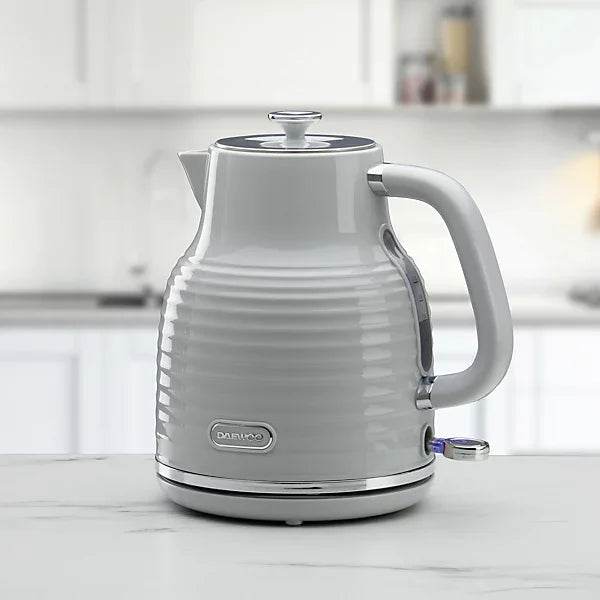 Daewoo Sienna Cordless Jug Kettle 1.7 Litre Rapid Boil Grey SDA2481GE - Cloud Nine Stores