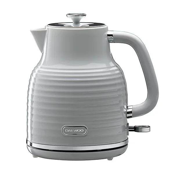 Daewoo Sienna Cordless Jug Kettle 1.7 Litre Rapid Boil Grey SDA2481GE - Cloud Nine Stores