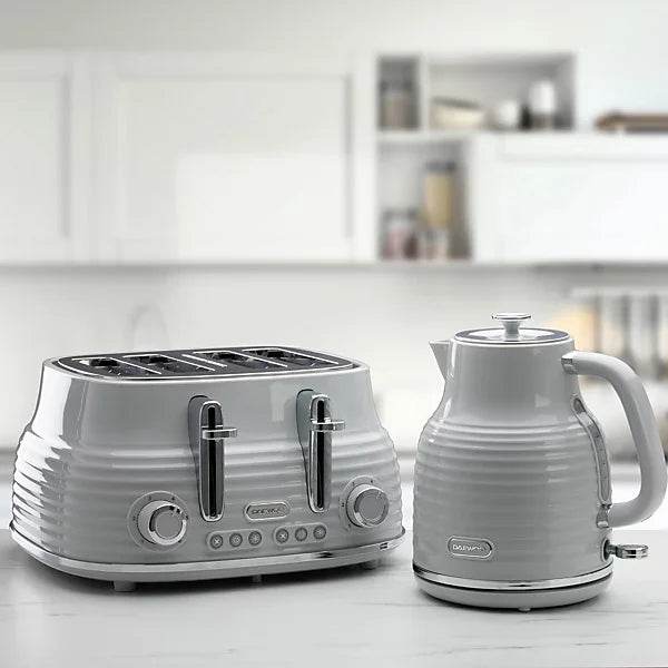 Daewoo Sienna Cordless Jug Kettle 1.7 Litre Rapid Boil Grey SDA2481GE - Cloud Nine Stores