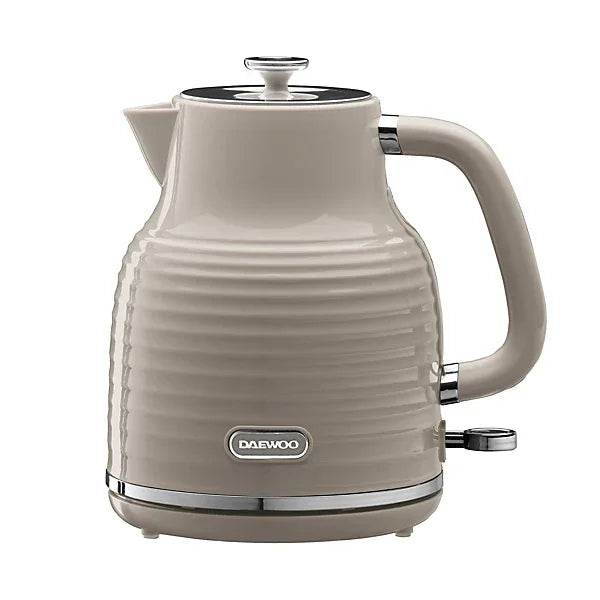 Daewoo Sienna Cordless Jug Kettle 1.7 Litre Rapid Boil Taupe SDA2482GE - Cloud Nine Stores