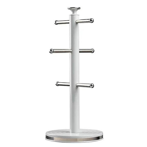 Daewoo Sienna Mug Tree 6 Branch Weighted Stainless Steel Grey - Cloud Nine Stores