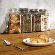 Sugar Glass storage canister 1250ml - Cloud Nine Stores