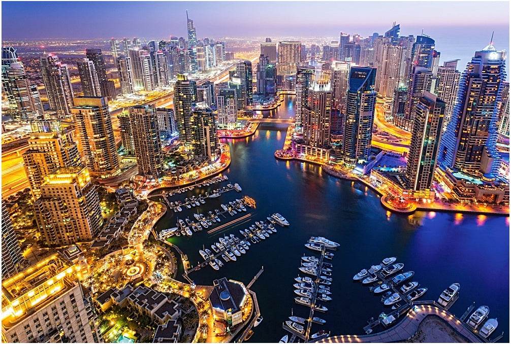 Dubai at Night 1000pc Castorland Puzzle - Cloud Nine Stores