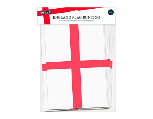 England Flag Bunting 6m