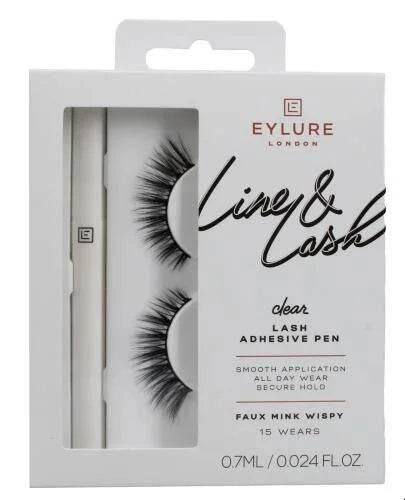 Eylure Line & Lash Kit Clear With Lash Adhesive 15 Wears - Cloud Nine Stores