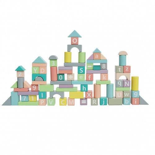 Tooky Toy 90pcs Block Set - Cloud Nine Stores