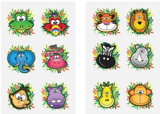 Fun Tattoos - Jungle - Cloud Nine Stores