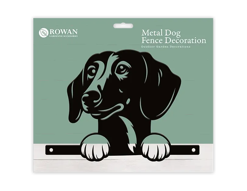 Metal Dog Fence Decoration Cloud Nine Stores