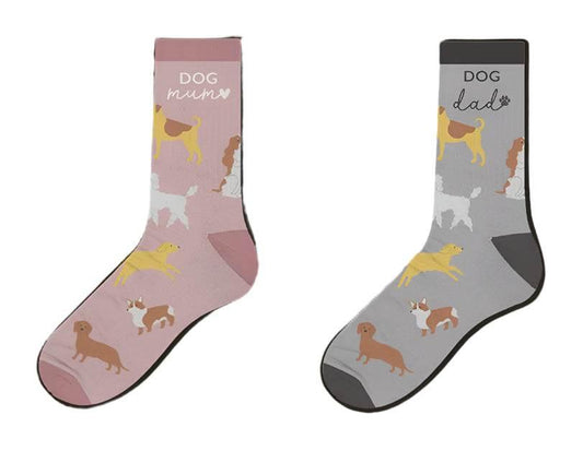 Dog Mum & Dad Socks - Cloud Nine Stores