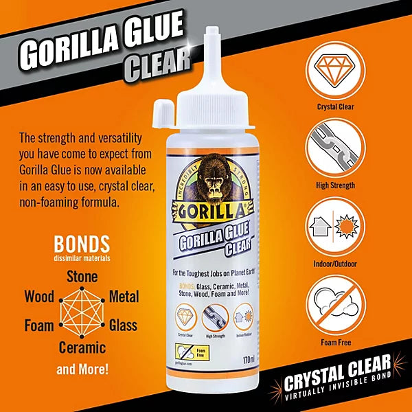 Gorilla Clear Glue 50ml Cloud Nine Stores