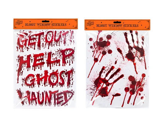 Halloween Bloody Window Stickers - Cloud Nine Stores