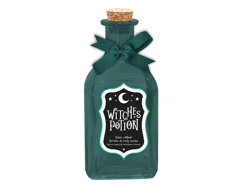 Halloween Glass Decorative Potion Bottles