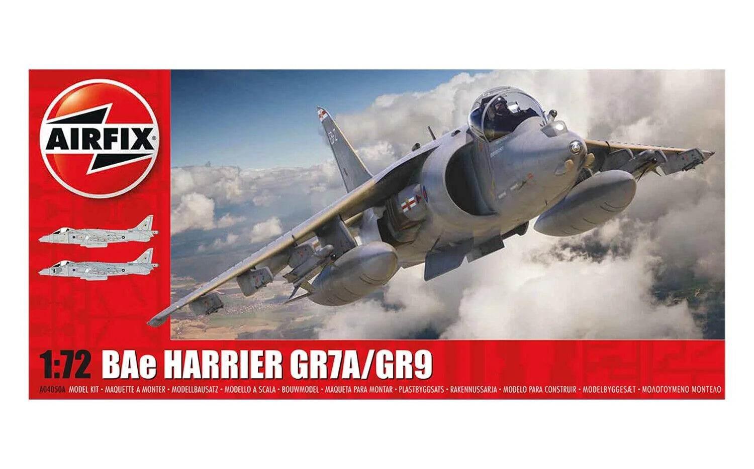 Airfix 04050A 1/72 Bae Harrier GR9A Model Aircraft kit - Cloud Nine Stores