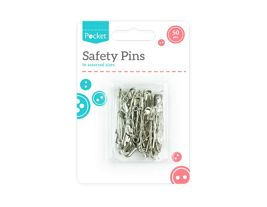 Safety Pins - 50 Pack