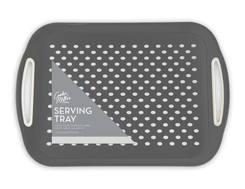 Natural Large Anti Slip Serving Tray - Cloud Nine Stores