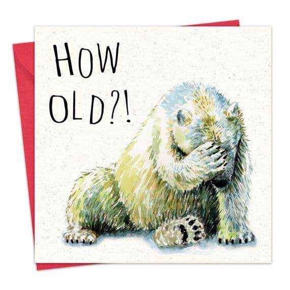 How Old Polar Bear Humour Card - Cloud Nine Stores